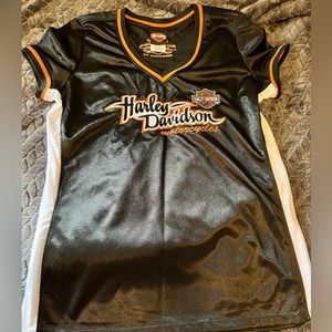 Harley Davidson women’s jersey shirt L